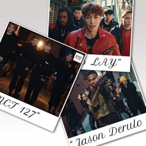 Polaroid Jason Derulo, EXO's Lay, NCT 127 by AT KPOP NOW